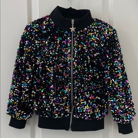 Lola + The Boys Confetti Shimmer Party Bomber